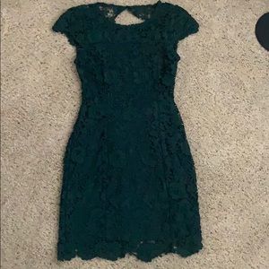 Lulus lace open back dress